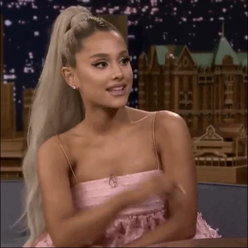 ariana, ариана гранде, сегодня вечером, ariana grande thank u next, ариана гранде tonight show 2018