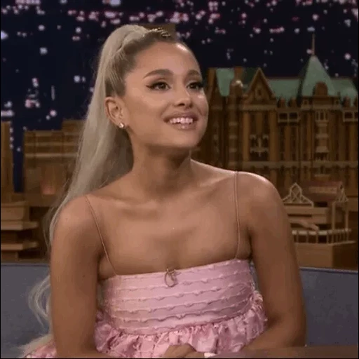 ariana, ариана, ариана гранде, ariana grande thank u next, ариана гранде у джимми фэллона