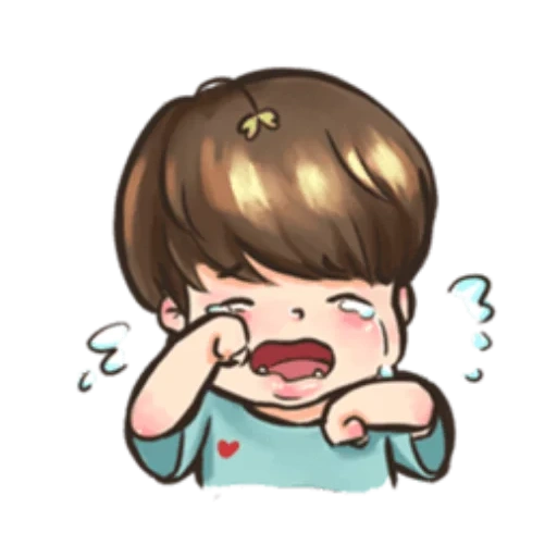 asian, jungkook chibi, bts cartoon, chibi bts chonguk, lovely bts drawings