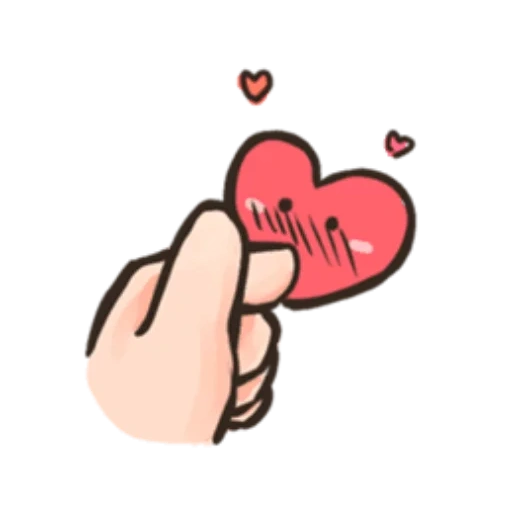 tangan, clipart, hand heart, simbol hati