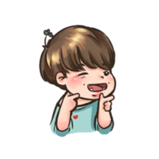 bts, asian, jungkook chibi, chibi bts chonguk, bts chibi comics