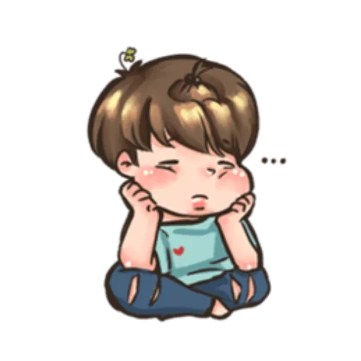 asiático, chibi bts, taehen chibi, dibujos animados de bts, dibujos bts encantadores