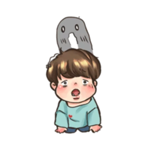 asiático, exo chibi kai, chibi jin bts, chibi bts jimin, papel de parede de jungkook chiby