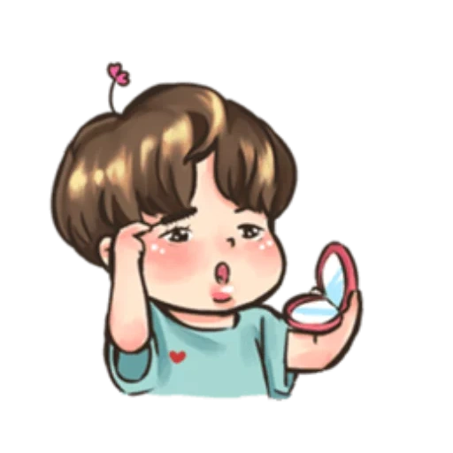 child, chibi bts, taehen chibi, jimin chibi, chibi bts jimin