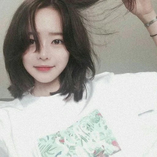 giovane donna, tagli di capelli coreani, acconciature di coreano, acconciatura coreana, tagli di capelli corti coreani