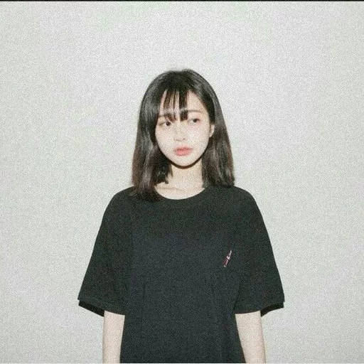 the girl, lange ärmel, koreanische version für mädchen, koreanische frisur, koreanische schauspielerin