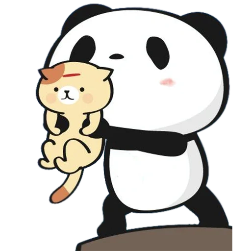 panda panda, padrão de panda, coração panda, padrão de panda fofo