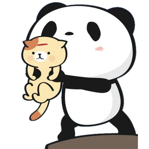 panda panda, menggambar panda, hati panda, gambar panda lucu