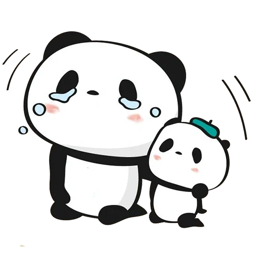 hola panda, panda wiber, panda de rakuten, dibujo de panda, ilustración de panda