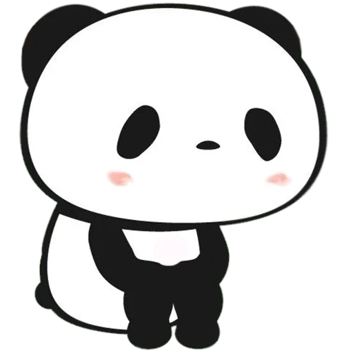 panda weiber, ratuken panda, panda drawings are cute