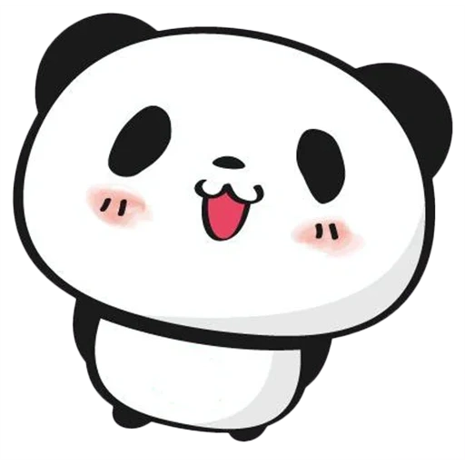 panda, panda ow, dibujo de panda, ilustración de panda, panda es un dibujo dulce