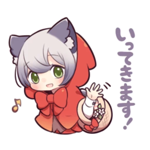 chibi, anime carino, gattino bianco, personaggi chibi, personaggi anime