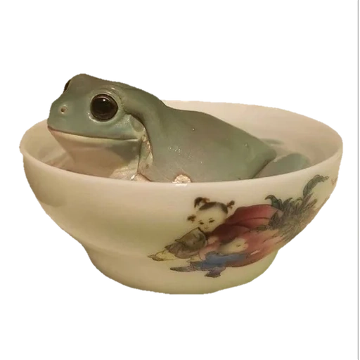 goblincore лягушки, глиняная посуда лягушками, керамическая посуда лягушками