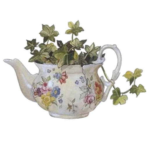 заварочный чайник, мини чайник декоративный, декоративный чайник цветами, чайник заварочный фарфоровый, чайник заварочный керамический