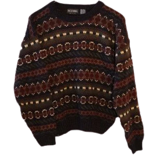 свитер, свитер гранж, бабушкин свитер, винтажный свитер, коричневый свитер