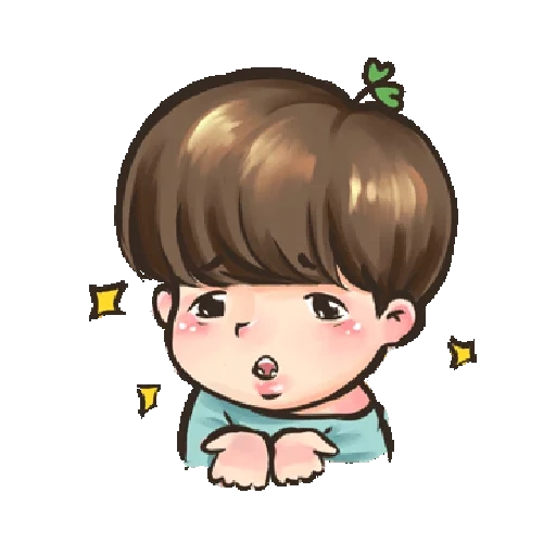 asian, bts chibi, arts cute, chibi aesthetics