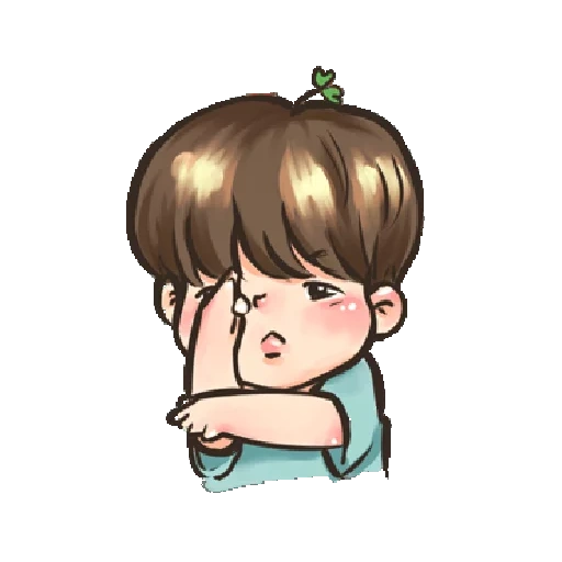 asiático, chibi bts, jimin chibi, taehen chibi, chibi bts jimin