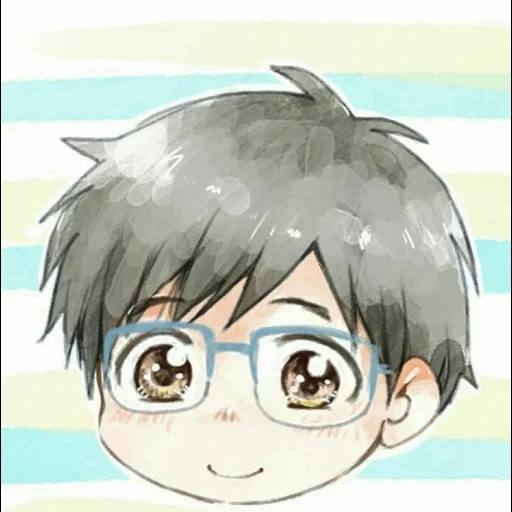 immagine, ragazzi anime, detective conan, yuri katsuki chibi, personaggi anime