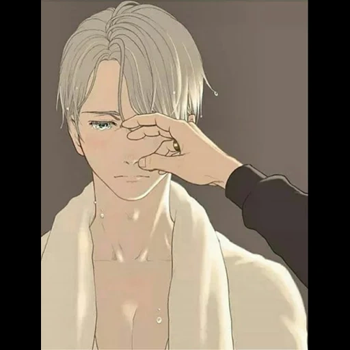 yuri bingdu, cartoon character, victor nikiforov, nikiforov yuri leduvictor, victor nikiforov