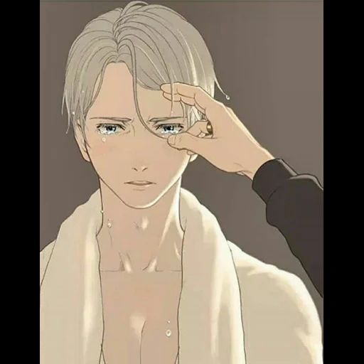 yuri bingdu, personnages d'anime, nikiforov yuri leduvikdo, nikiforov victor vassilievitch, victor nikiforov