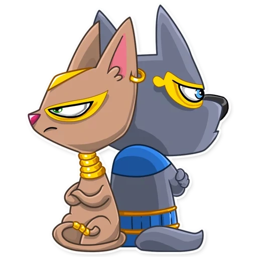 beerus, anubis, bastet, anpu the archaeologist