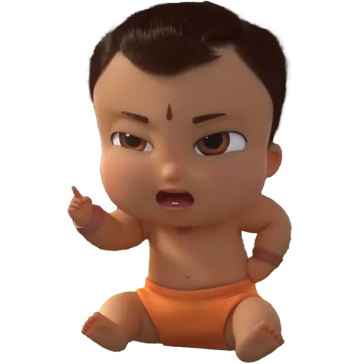 upin, juguetes, character baby 3d, mighty little bheem, mighty little bheem ruso