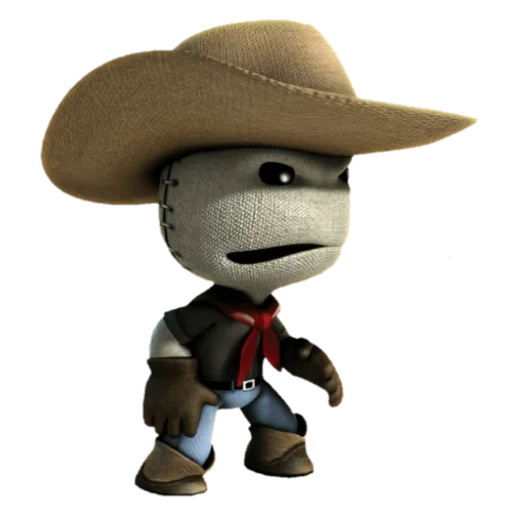 pequeno grande planeta, little big planet 3 sekbot, um alienígena para um chapéu de cowboy