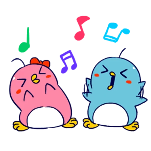 kirby, clipart, personagens, mimi penguin