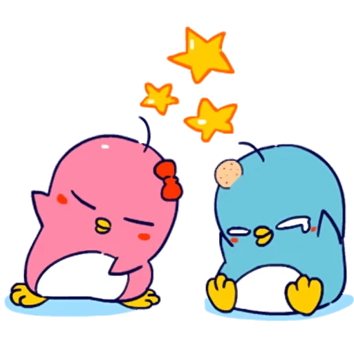 kirby, personagem, personagens, mimi penguin