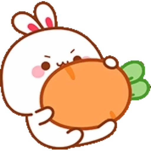 morang, coniglio di murang, moran piu piu, bunny korea, lovely tuji animado