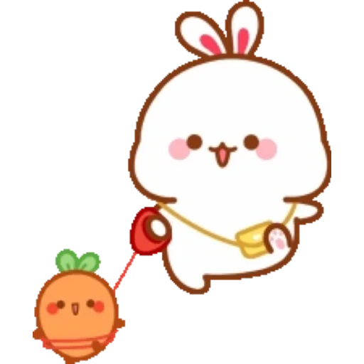 kawaii, cute drawings, lovely tuji animado, cute drawings stickers, cute rabbits