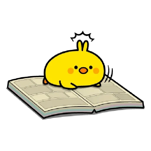 jaune, pikachu, notebook, poulet kawai
