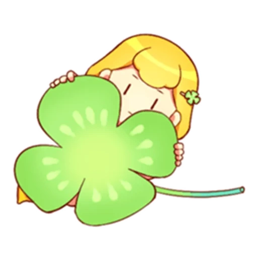 kleeblatt, emoji clover, grüne blüten, kleegrün, vierblättriges kleeblatt
