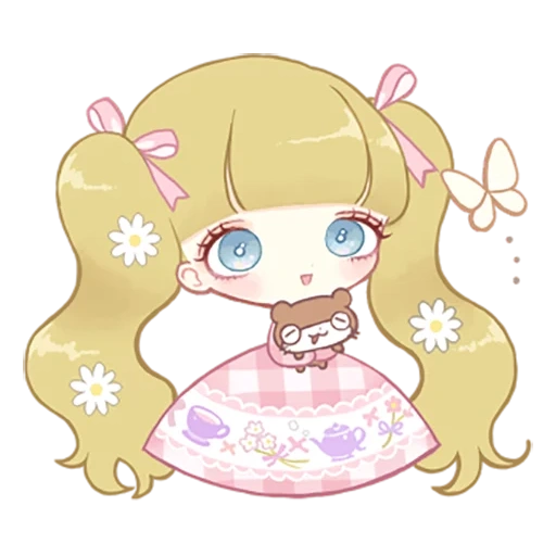 chibi, clipart, personnage, dessins mignons de chibi, beaux dessins d'anime