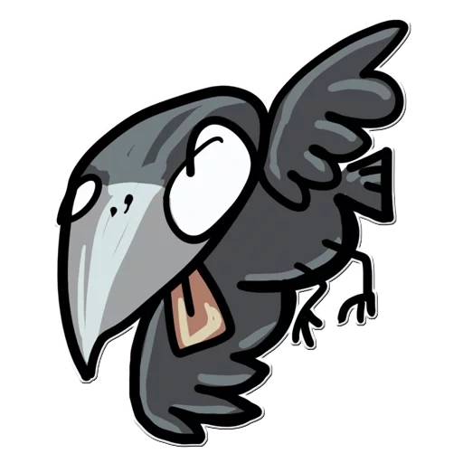 crow, corvo corvo corvo, cartone animato del corvo