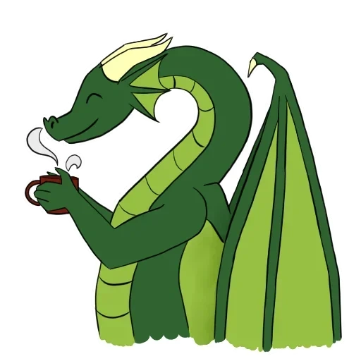 le dragon, dragon de dessin animé, snake gorynych furri