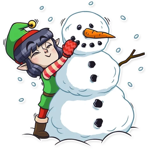 camarades de neige, bonhomme de neige en hiver, clipart snowman, dessin de bonhomme de neige, illustration de bonhomme de neige