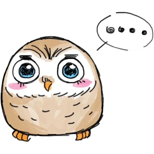 owl, chouette de kawai, owl, chouette mignonne, motif de hibou