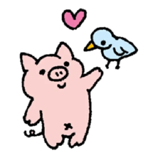 cute pig, pink pig, pink pig, cute pig, pink pig