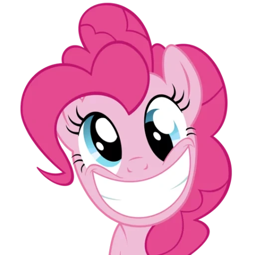 kartu dasar ping, bubuk kuda poni, pinkie pie, kick kick pie pony, saya little pony pinkie pie