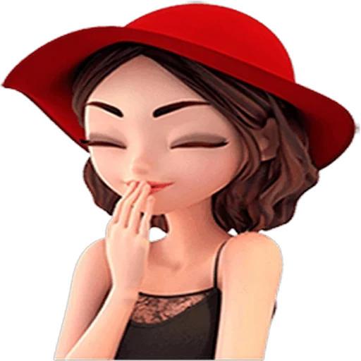 mujer joven, dibujos emoji, chica chica, dibujando a una chica, chicas hermosas