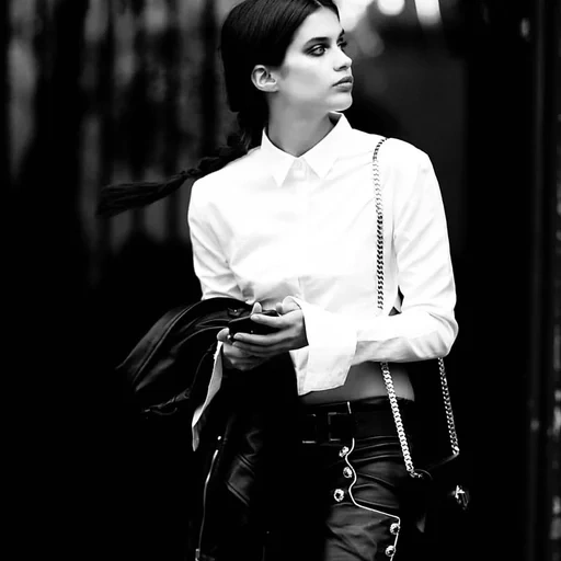 fashion, young woman, woman, madam storm domina berlin, sarah sampaio leather jacket