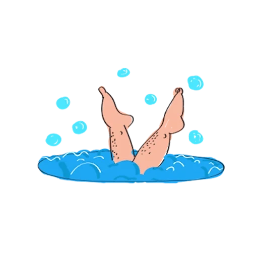 i piedi, stile di nuoto, persone che stanno annegando, illustrazione di annegamento umano, cartoon di annegamento
