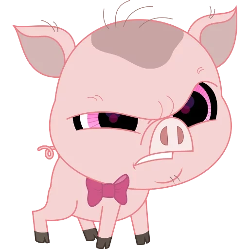 pigue, the pig is pink, littlest pet shop, littlest pet shop tied up, little pet store penny ling