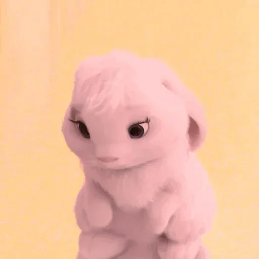 bunnies, un giocattolo, peluches, il coniglio è lussuoso, bunny 2d giocattolo