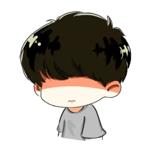 picture, bts chibi, bts fanart, jungkook chibi butter, figure chibi bts shuga