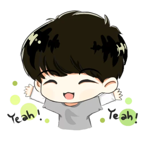 chibi bts, anime fofo, jungkook chibi