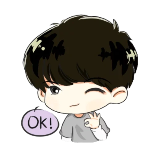 bj alex, chibi bts, jungkook chibi, chanel chibi exo, biassy chibi jimin