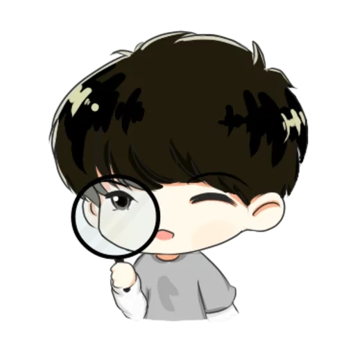 asia, bj alex, chibi bts, min yoongi art chibi