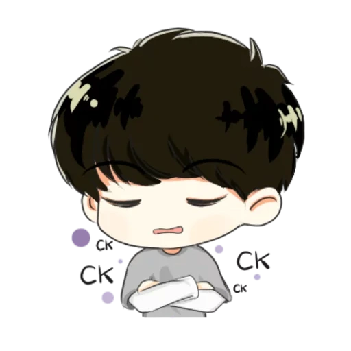 bj alex, chibi bts, brilliance chibi, croix de chibi bts